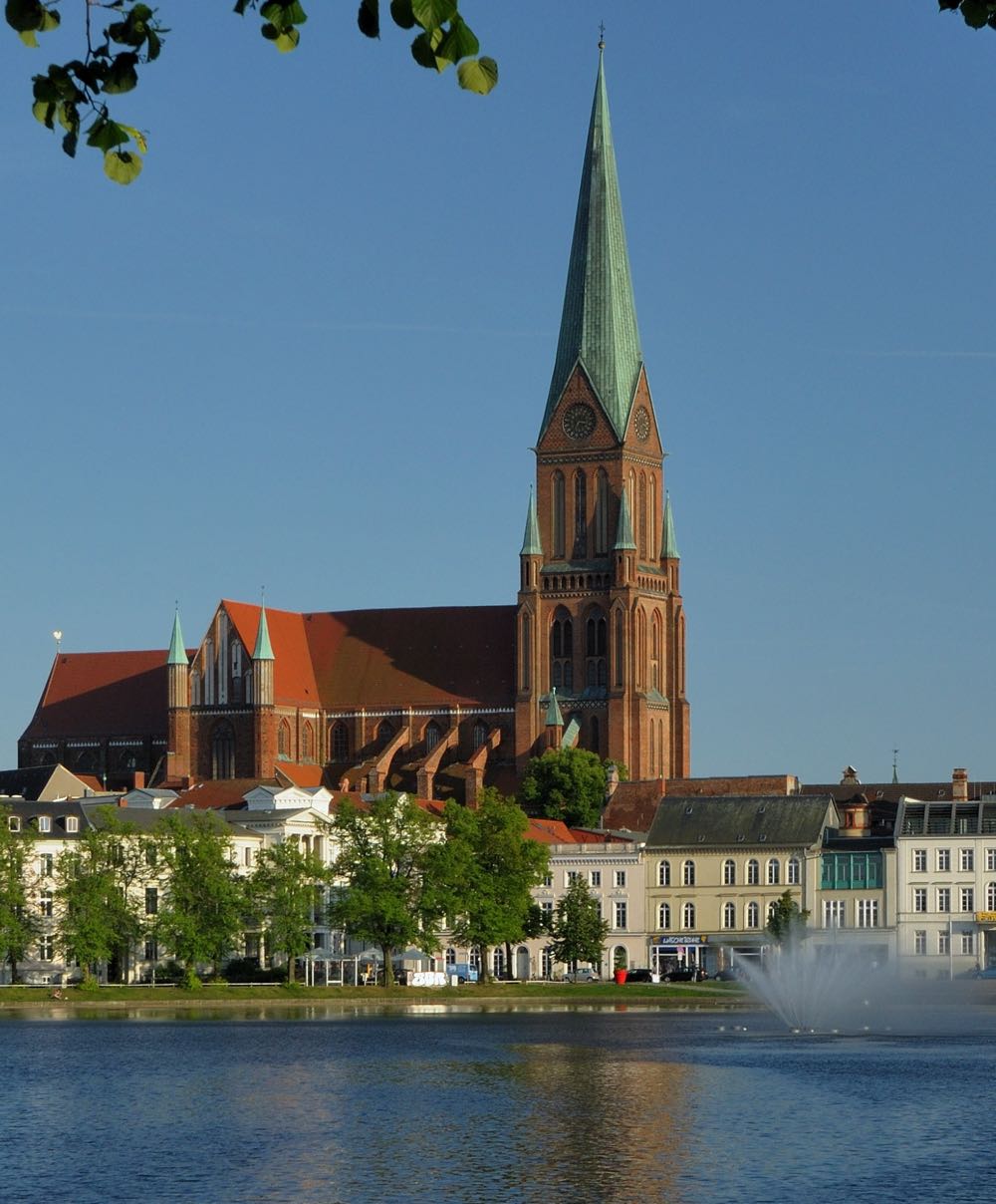 Der Schweriner Dom ist der höchste Kirchturm Ostdeutschlands