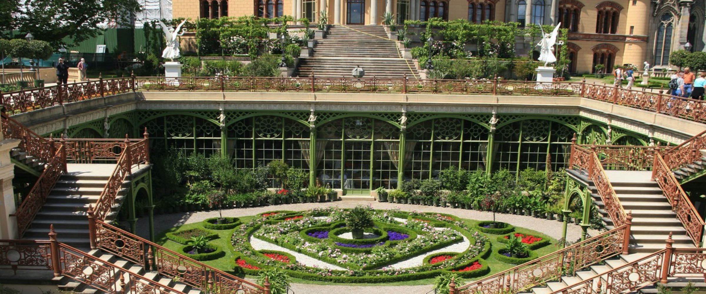 Schlossgarten und Orangerie in Schwerin
